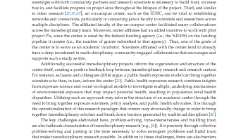 Health disparities research