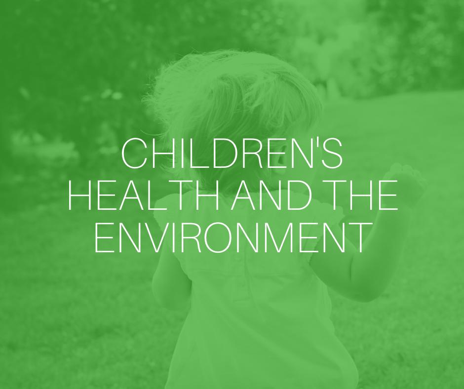 Children's health and the environment 