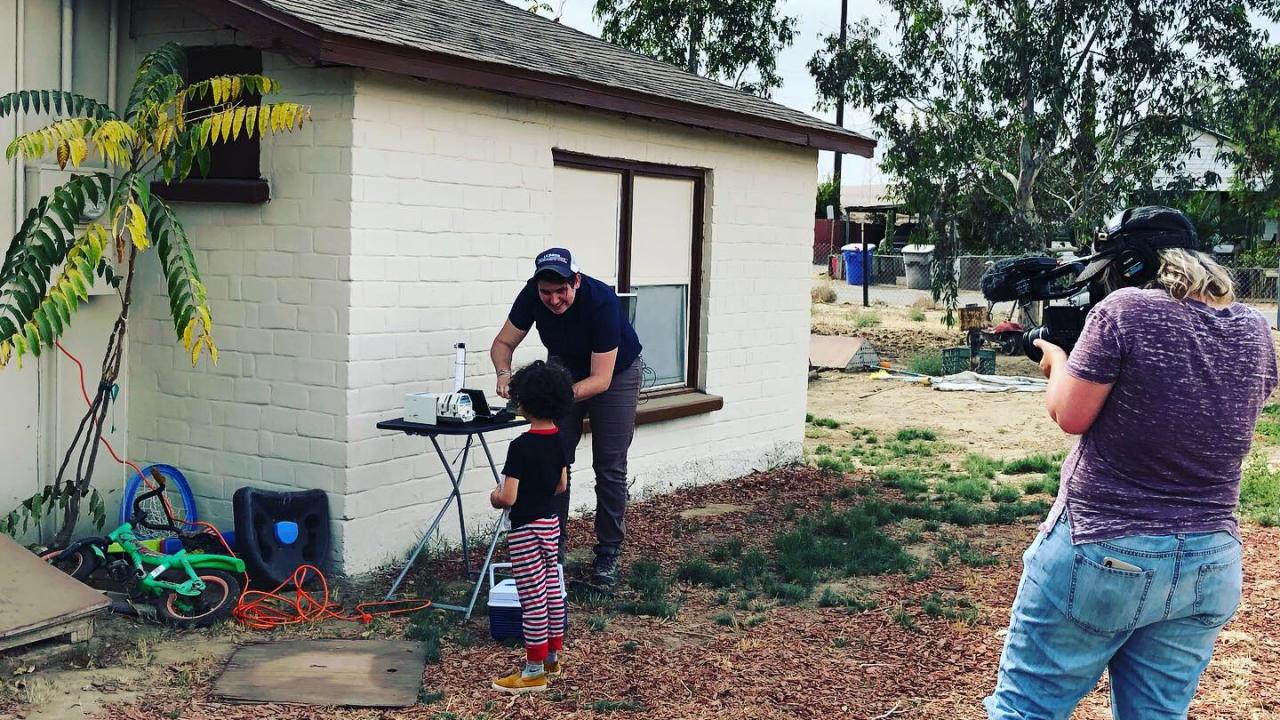 2019 Clare Cannon Kettleman City with child