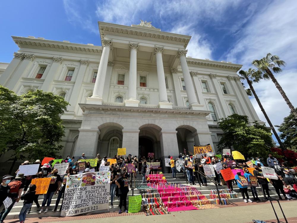 Domestic Worker protest (Dignidad)