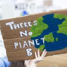 No Planet B protest sign