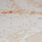 Data points on a map