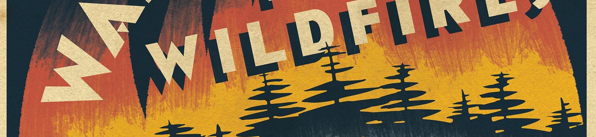 Waking Up to Wildfires poster art