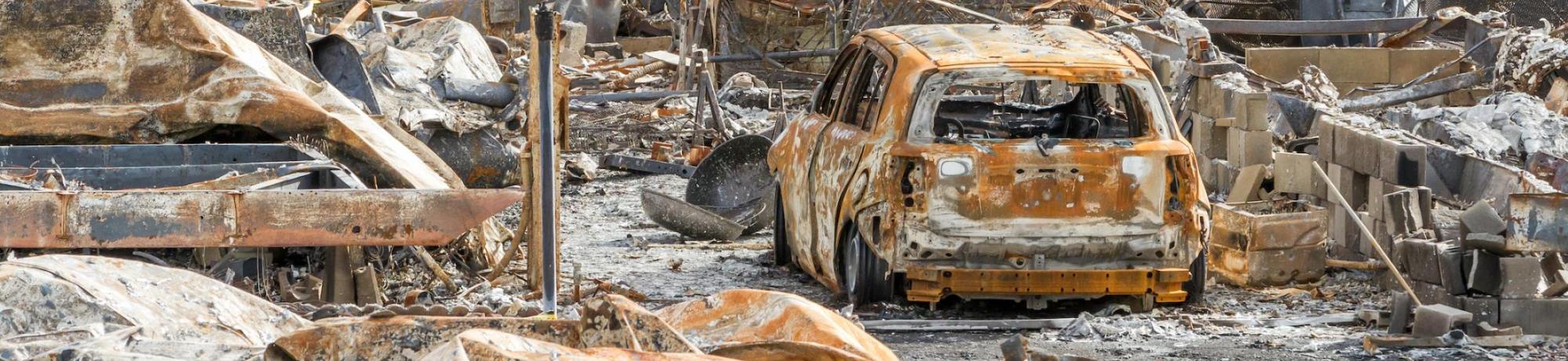 2017 North Bay wildfire destruction